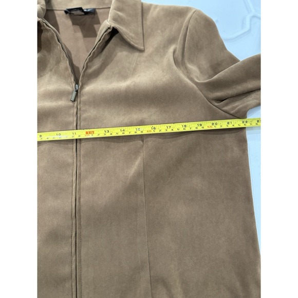 Briggs New York Womens Size 14 Full Zip Long Sleeve Blazer Vintage Shoulder Pads - Picture 9 of 11